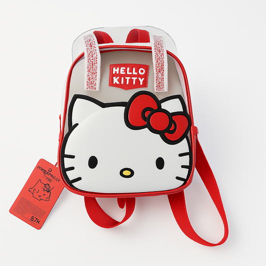 Mini Mochila Hello Kitty Cara 3D
