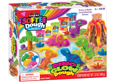 Cra-Z-Art Softee Dough Dino Glow