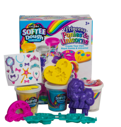 Cra-Z-Art Softee Dough Princess Ponies & Unicorns