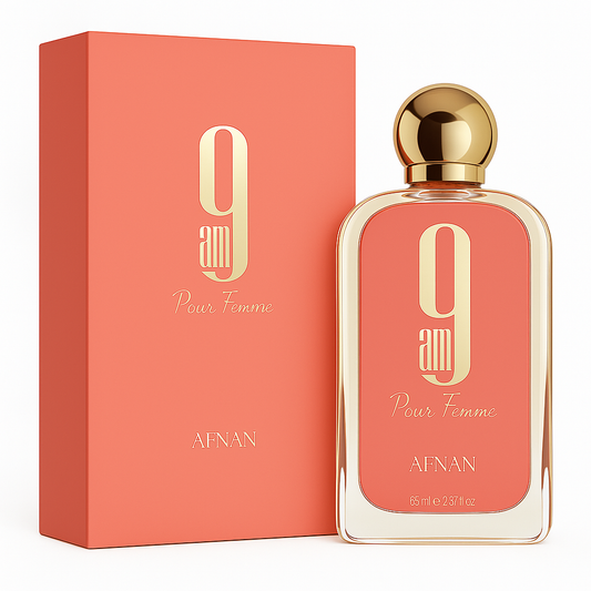 9 am POUR FEMME Afnan perfume  100ml DAMA