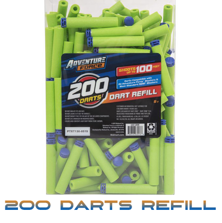 Recarga Adventure Force - 200 Dardos