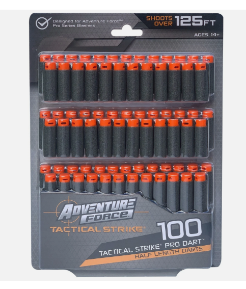 Adventure Force Tactical Strike - Pack de 100 Dardos